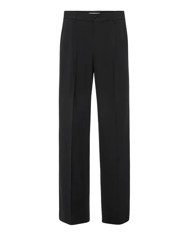 Drykorn pleated straight-leg trousers - Schwarz Schwarz