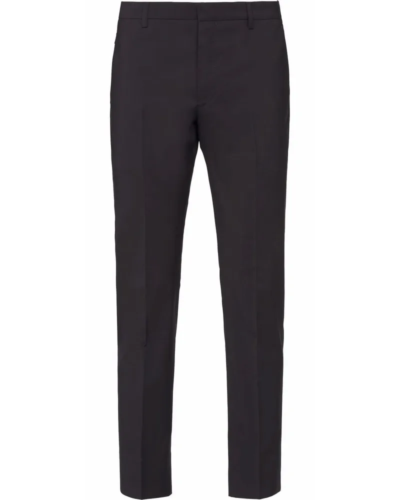Prada Klassische Hose - Schwarz Schwarz
