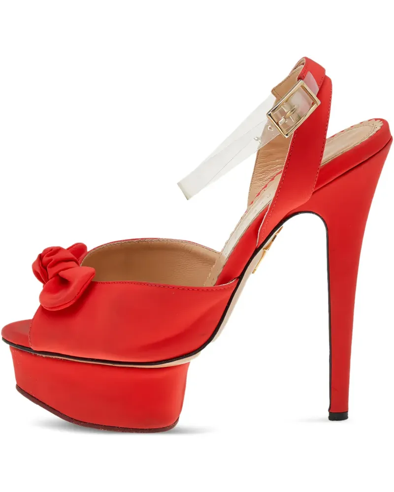 Charlotte Olympia Pre-owned Plateau-Sandalen 135mm - Orange Orange