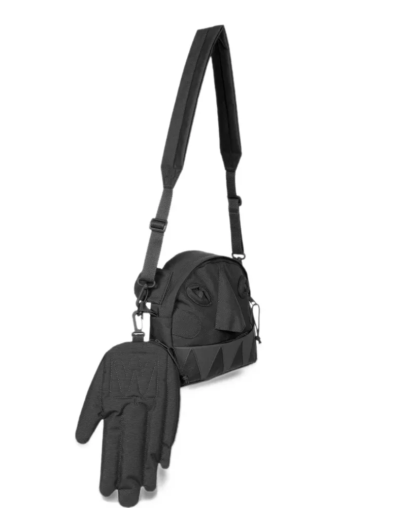 Eastpak x Walter Van Beirendonck mini Walter face-motif clutch bag - Schwarz Schwarz