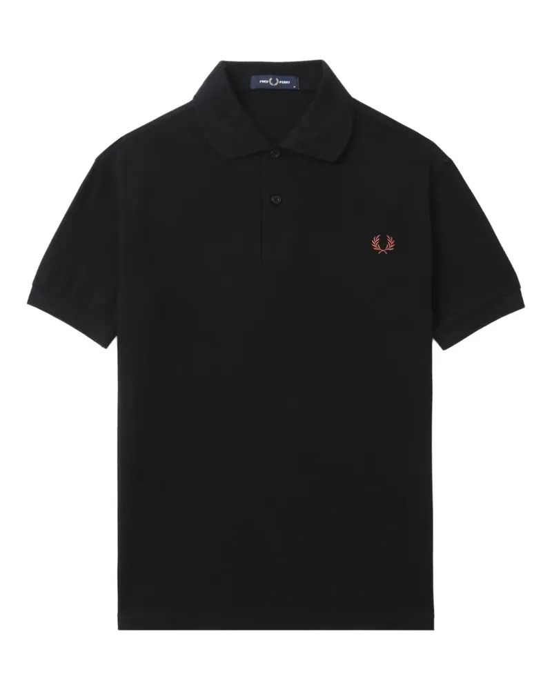 Fred Perry Klassisches Poloshirt - Schwarz Schwarz