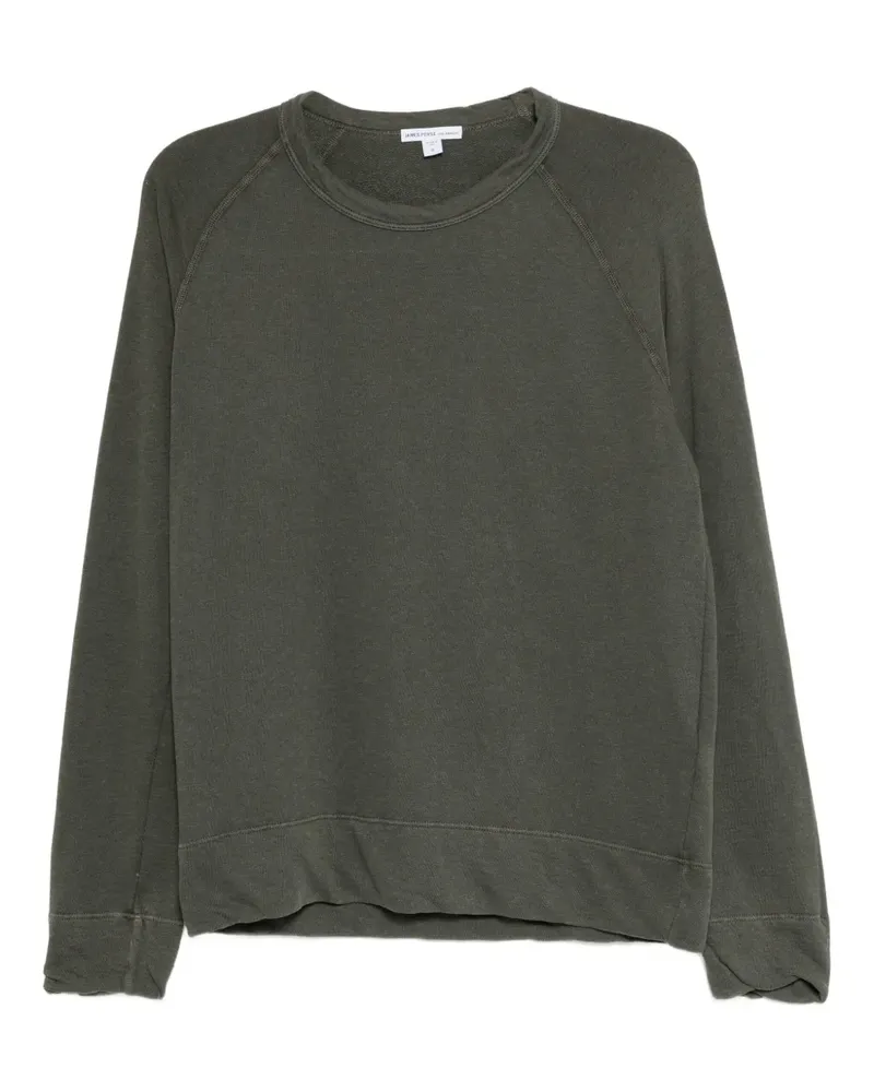 James Perse Sweatshirt aus Frottee - Grün Grün