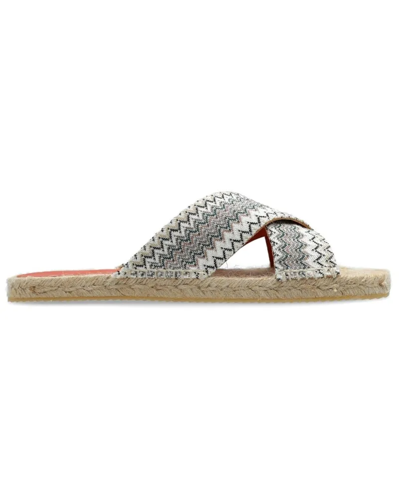 Missoni Espadrilles mit Zickzackmuster - Weiß Weiß