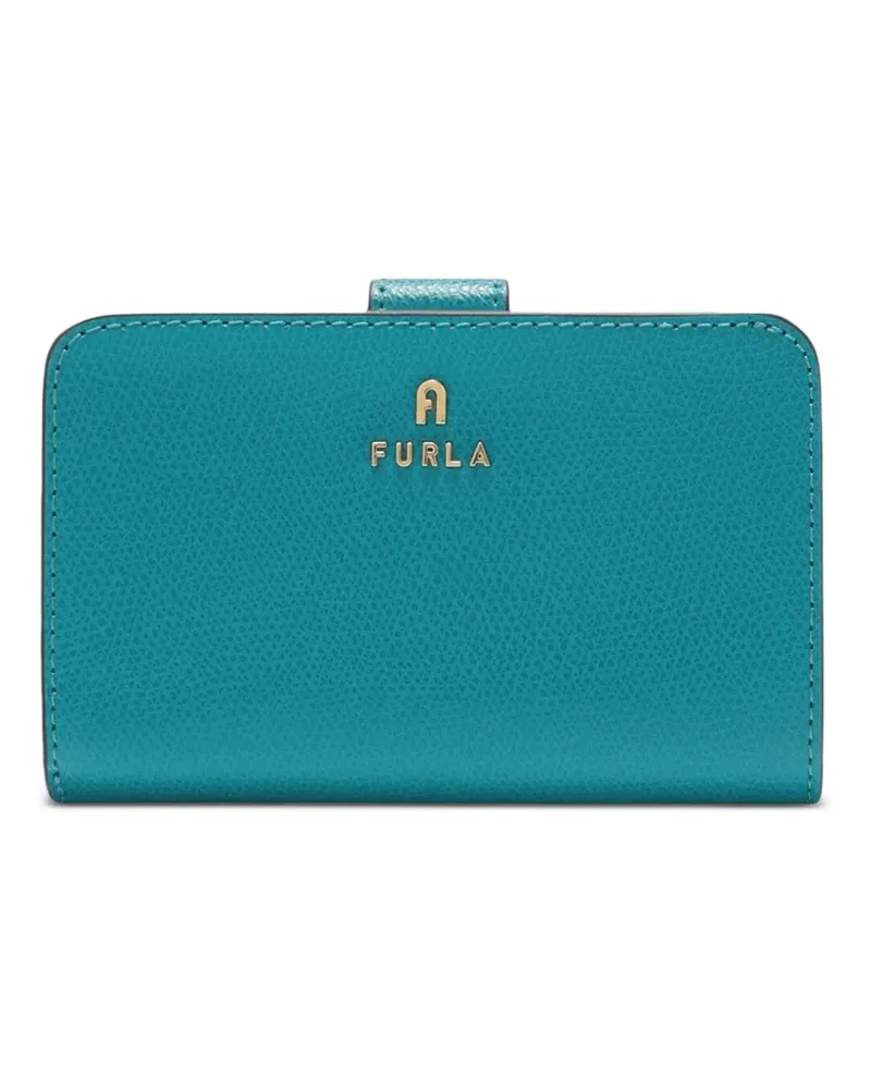 Furla Mittelgroßes Camelia Portemonnaie mit Logo - Blau Blau