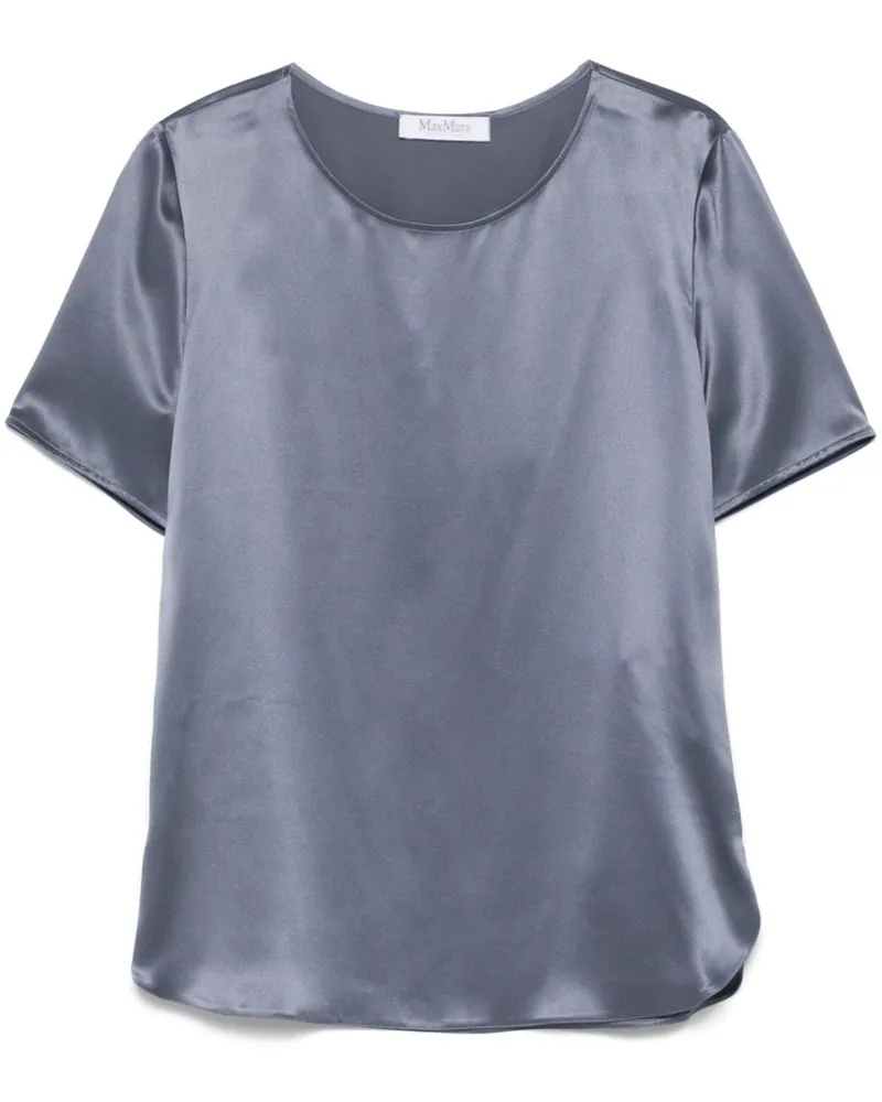 Max Mara Dida Bluse - Blau Blau