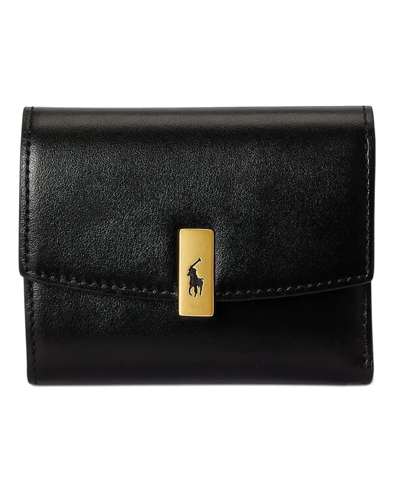 Ralph Lauren Polo ID logo-plaque wallet - Schwarz Schwarz