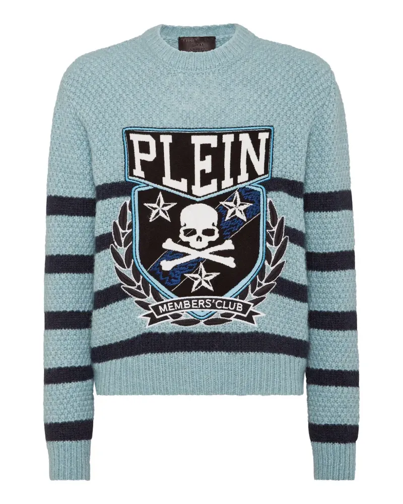 Philipp Plein Pullover mit rundem Ausschnitt - Blau Blau