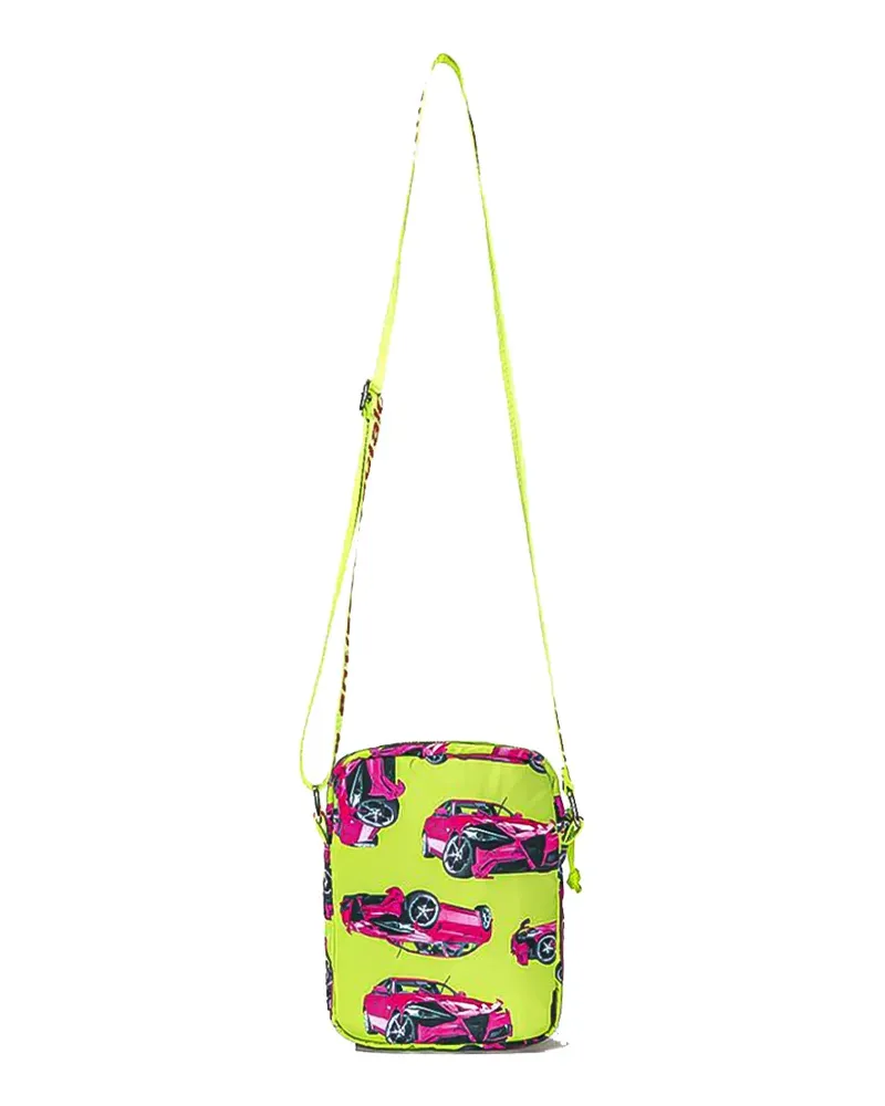 Anti Social Social Club LAMOB car-print messenger bag - Grün Grün