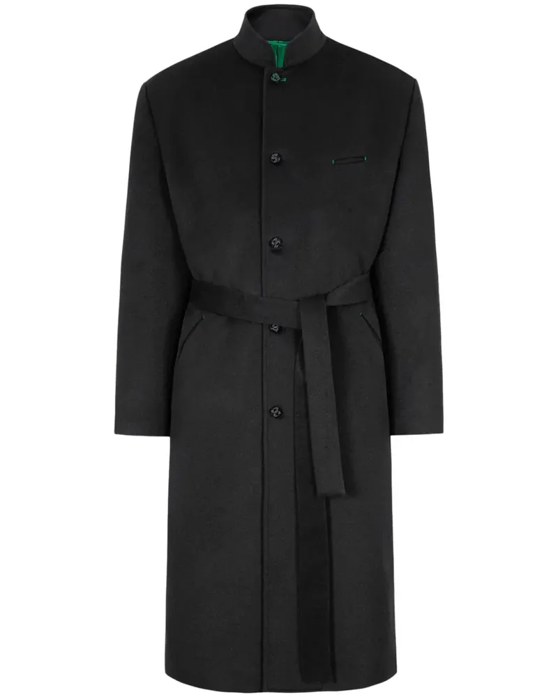 Shanghai Tang x Chen Man Mantel aus Kaschmirgemisch - Schwarz Schwarz