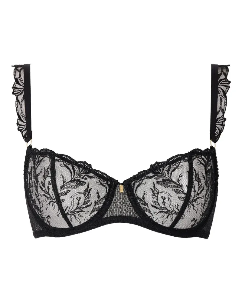 Aubade Hidden Treasure BH mit Stickerei - Schwarz Schwarz