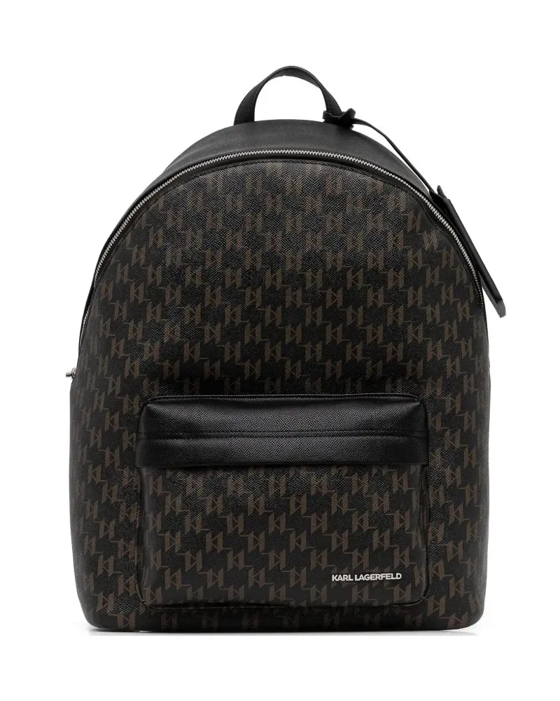 Karl Lagerfeld Shopper mit Logo-Patch - Schwarz Schwarz