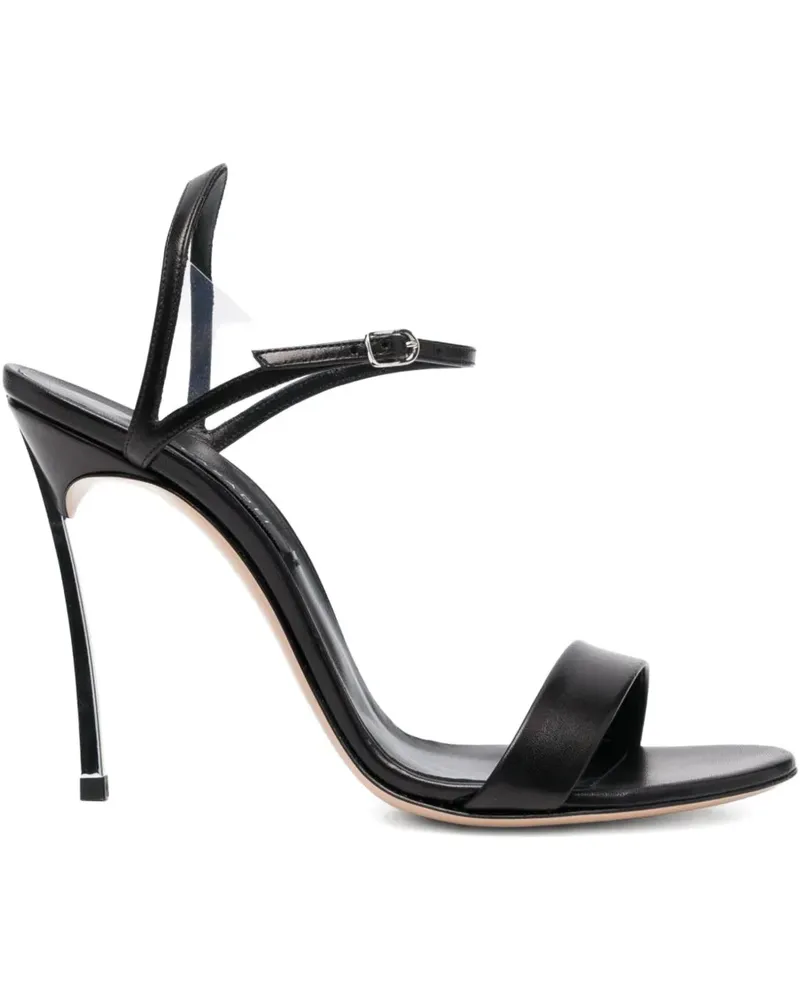Casadei Blade V Celebrity Sandalen 105mm - Schwarz Schwarz