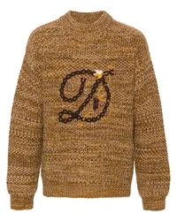 Drôle de Monsieur Le Maille Dtressé Pullover Braun