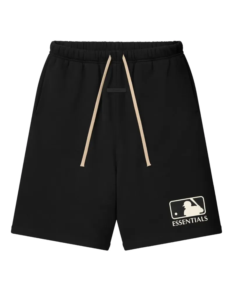 Fear of God x MLB Shorts mit Logo-Print - Schwarz Schwarz