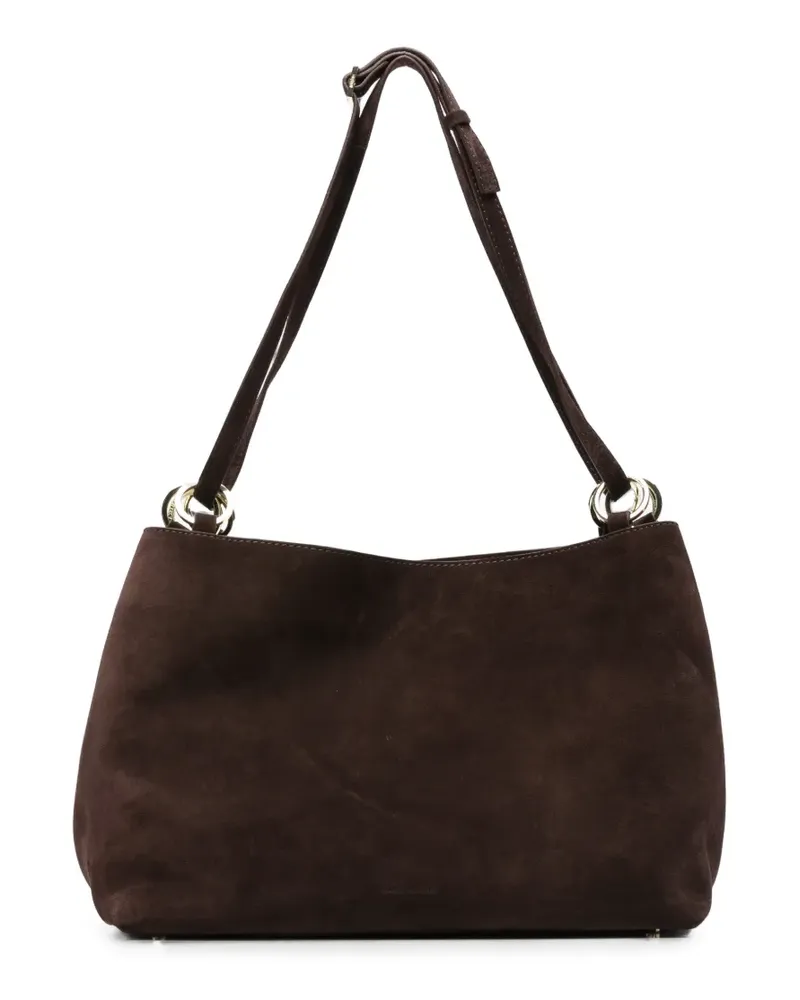 Manu Atelier Eterno ring-detail tote bag - Braun Braun
