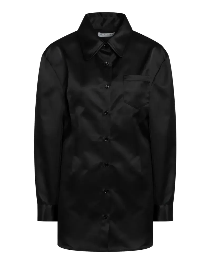 FRANKIE Shop Akita Hemdkleid - Schwarz Schwarz