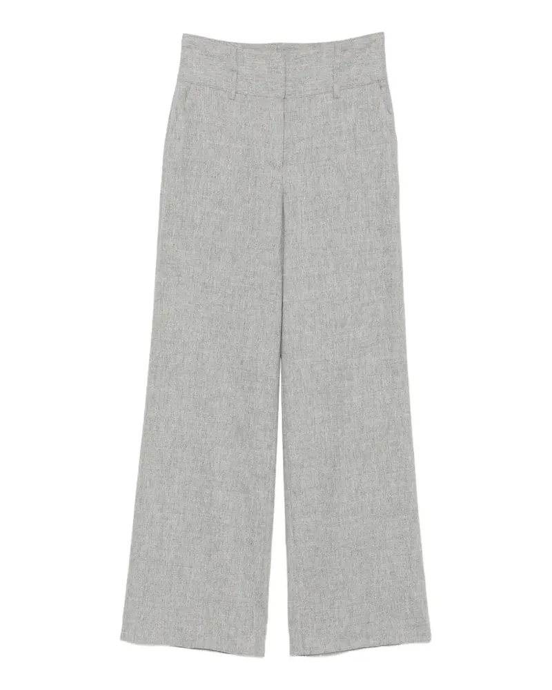 Lorena Antoniazzi Weite High-Waist-Hose - Grau Grau