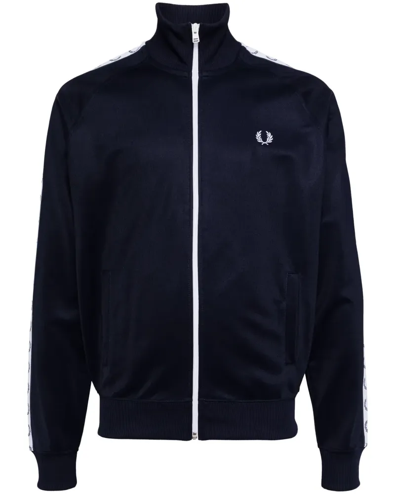 Fred Perry Sportjacke mit Logo-Streifen - Blau Blau