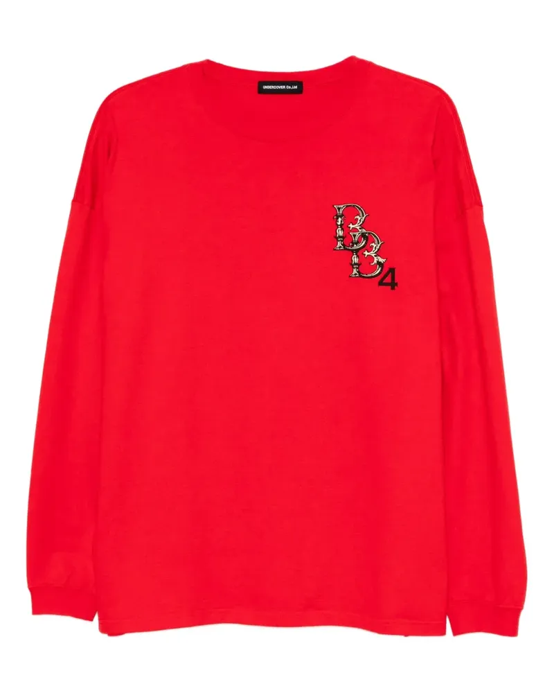 Undercover T-Shirt mit Logo - Rot Rot