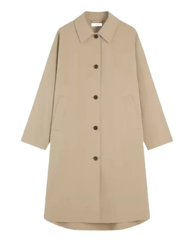 Tommy Hilfiger button-up collared coat - Nude Nude