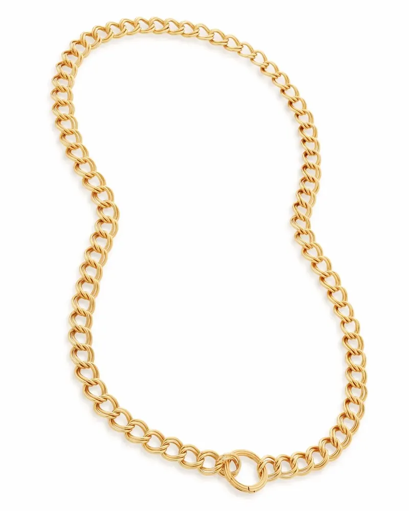 Monica Vinader Groove Halskette - Gold Gold