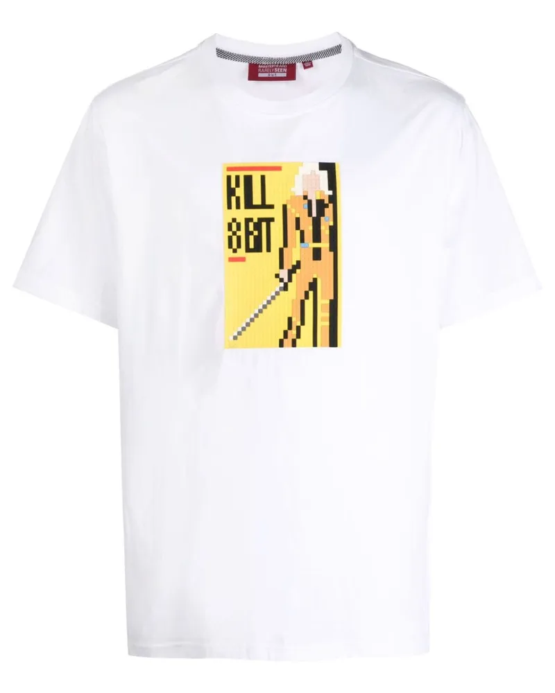 Mostly Heard Rarely Seen Kill 8Bit T-Shirt - Weiß Weiß