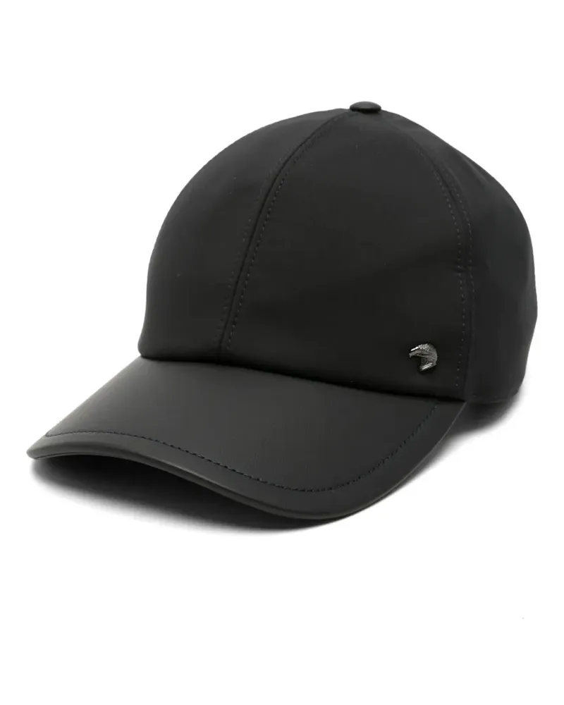 Stefano Ricci Baseballkappe mit Logo-Schild - Schwarz Schwarz