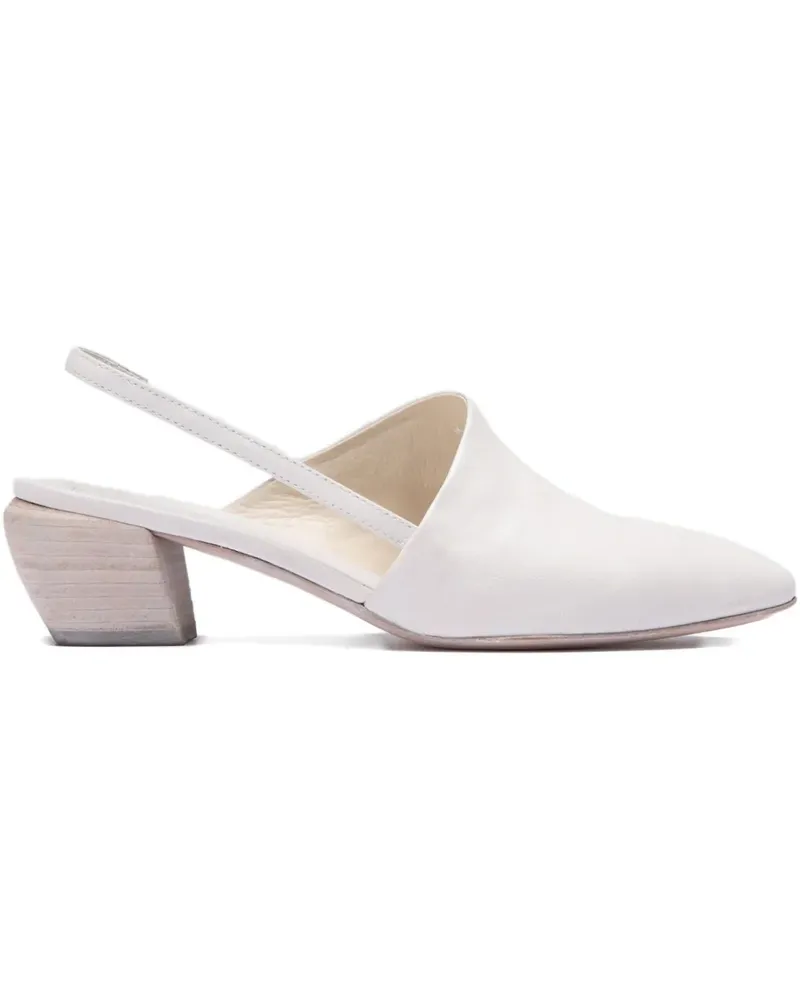Officine Creative Italia Sally 029 Slingback-Mules 50mm - Weiß Weiß