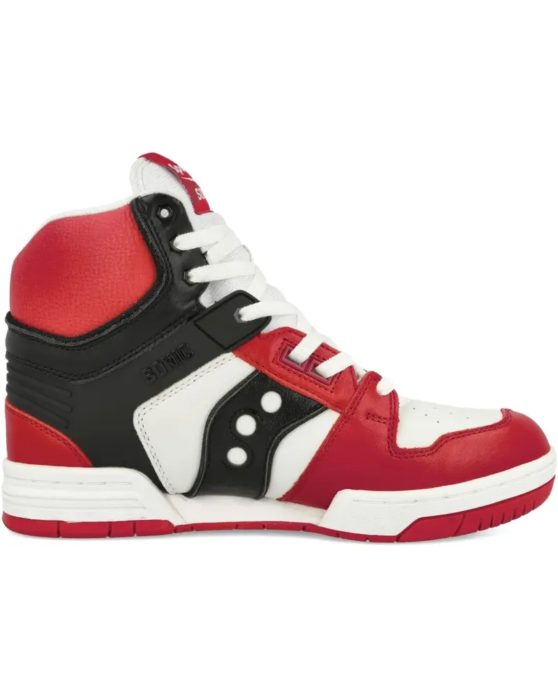 Saucony x Sonic Beams High-Top-Sneakers - Rot Rot