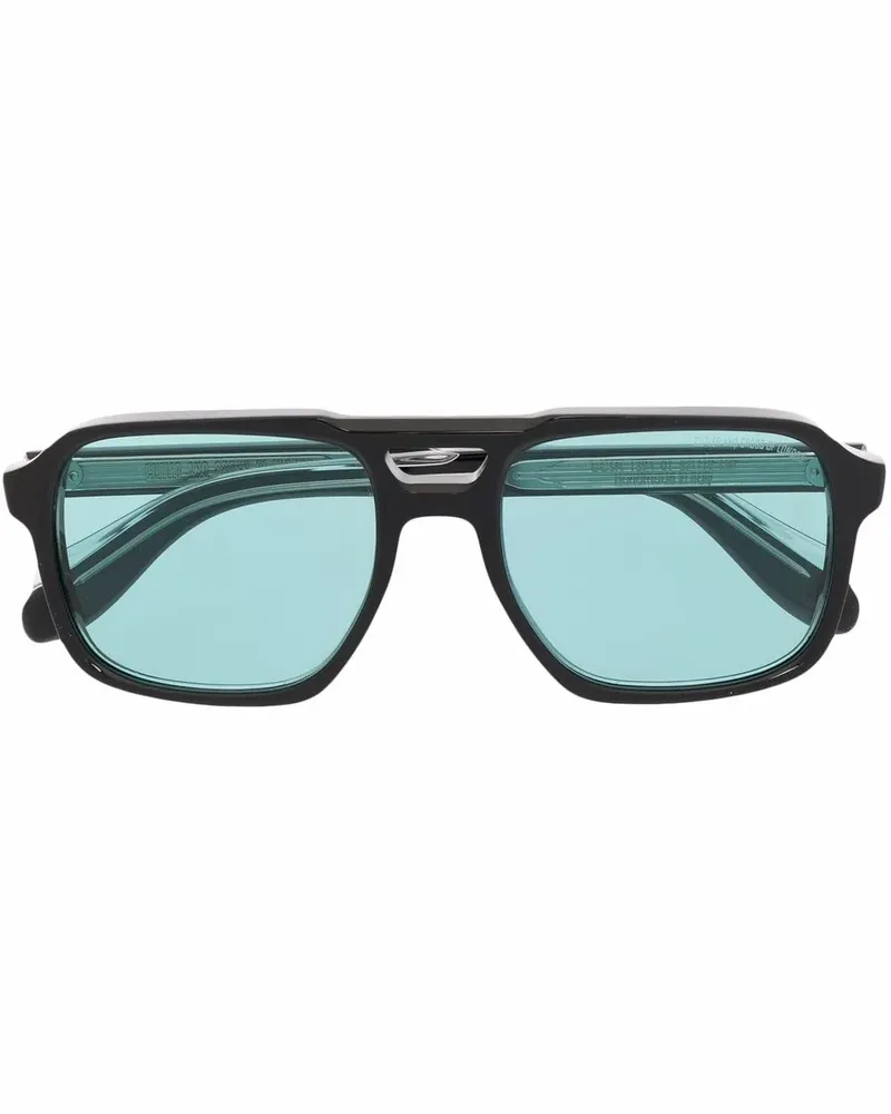 Cutler and Gross Sonnenbrille mit Oversized-Gestell - Schwarz Schwarz