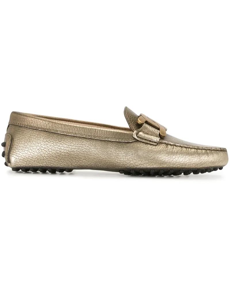 TOD'S Kate Gommino' Loafer - Gold Gold