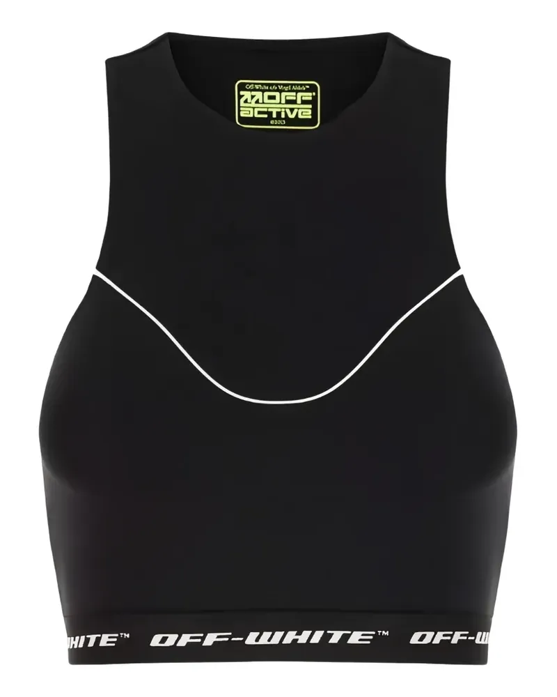 OFF-WHITE Cropped-Oberteil - Schwarz Schwarz