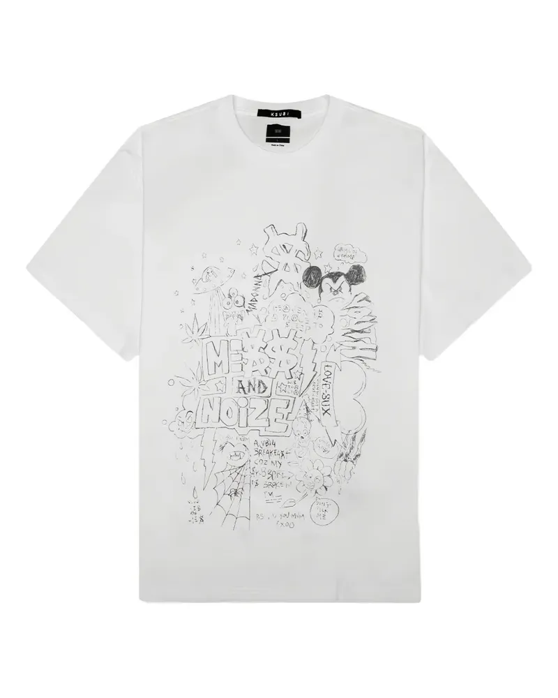 ksubi Noize Biggie T-Shirt - Weiß Weiß