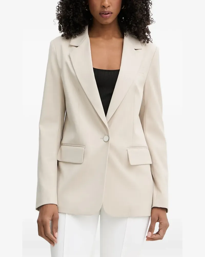 Guess notched-lapels blazer - Nude Nude