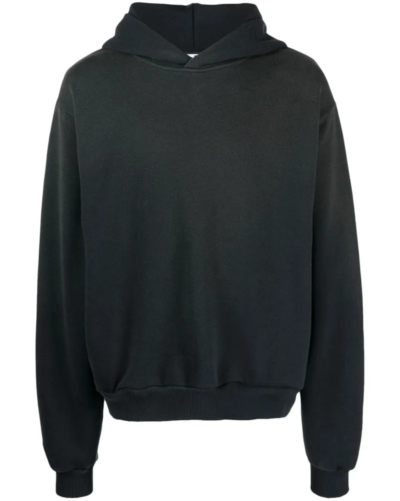 Acne Studios Hoodie mit Logo-Print Schwarz