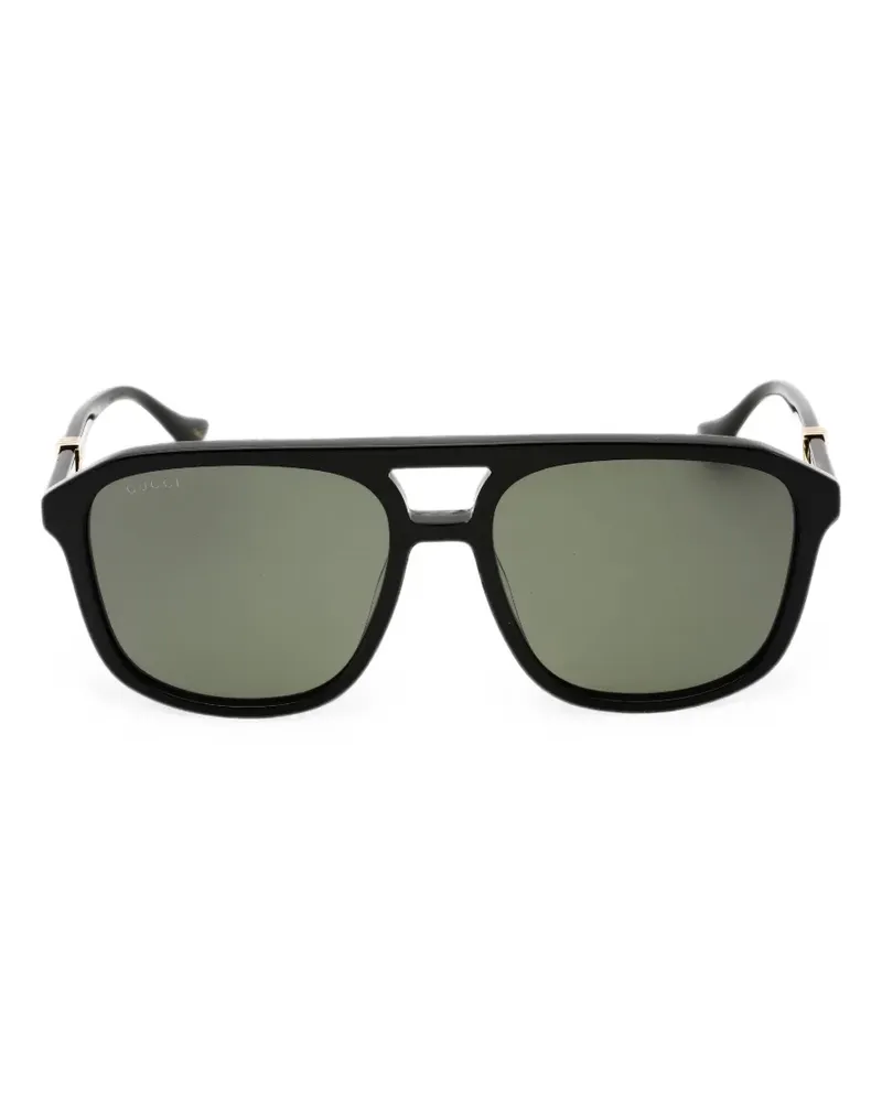 Gucci Sonnenbrille mit rundem Gestell - Braun Braun