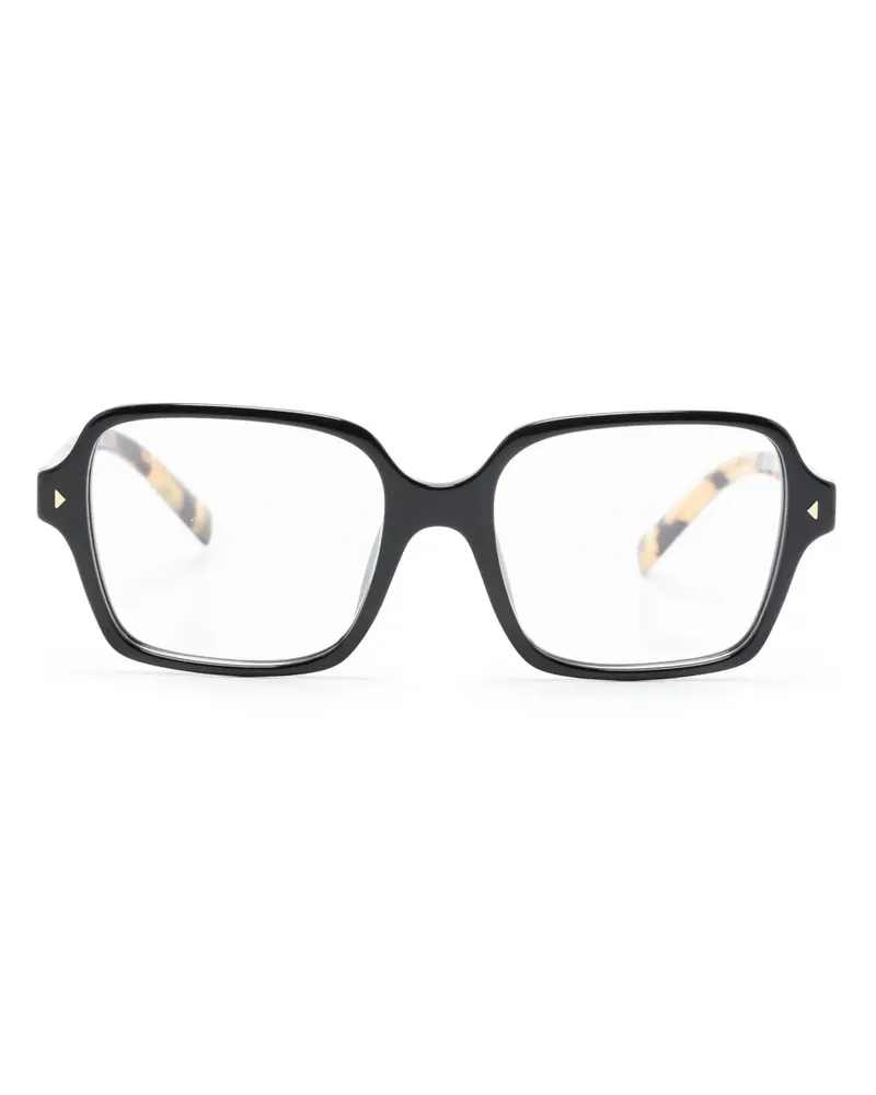 Prada Eckige Brille in Schildpattoptik - Braun Braun