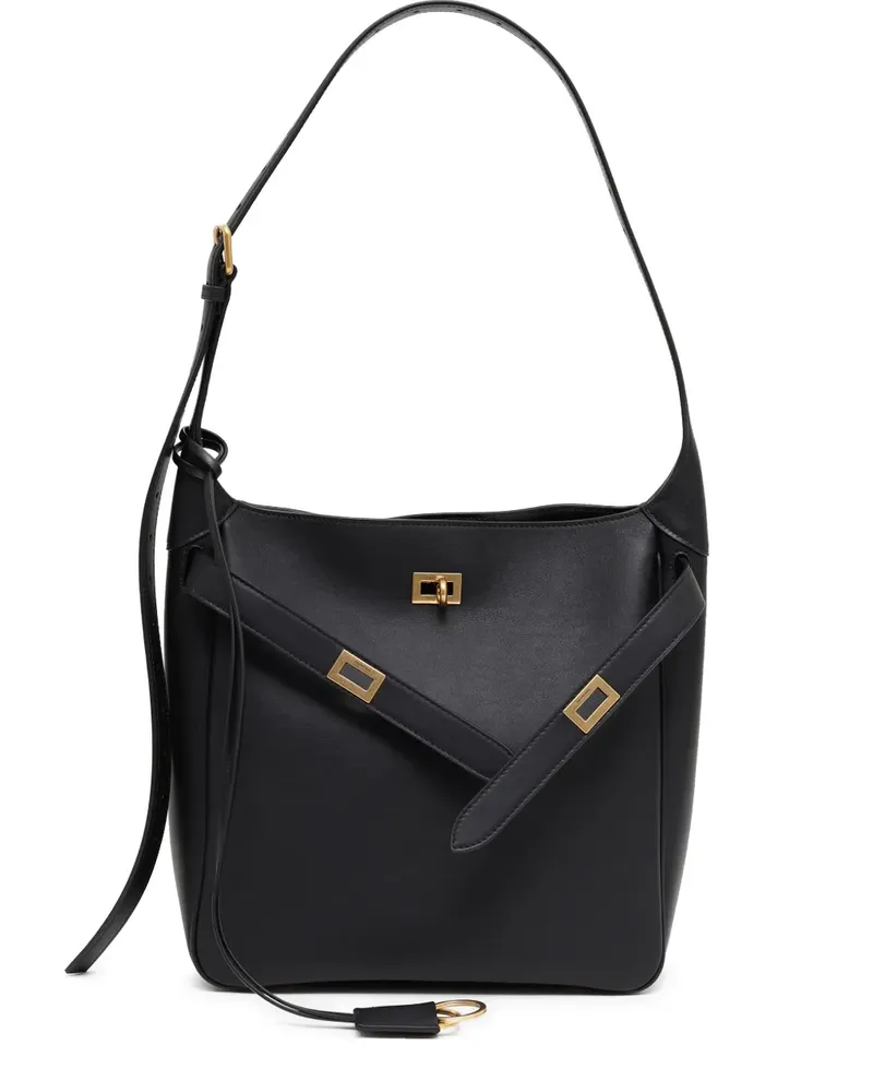 Balenciaga Kleine Bel Air Schultertasche - Schwarz Schwarz