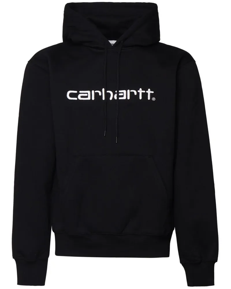 Carhartt WIP Hoodie mit Logo-Print Schwarz