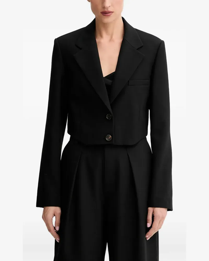 Miss Sixty button-fastening cropped jacket - Schwarz Schwarz