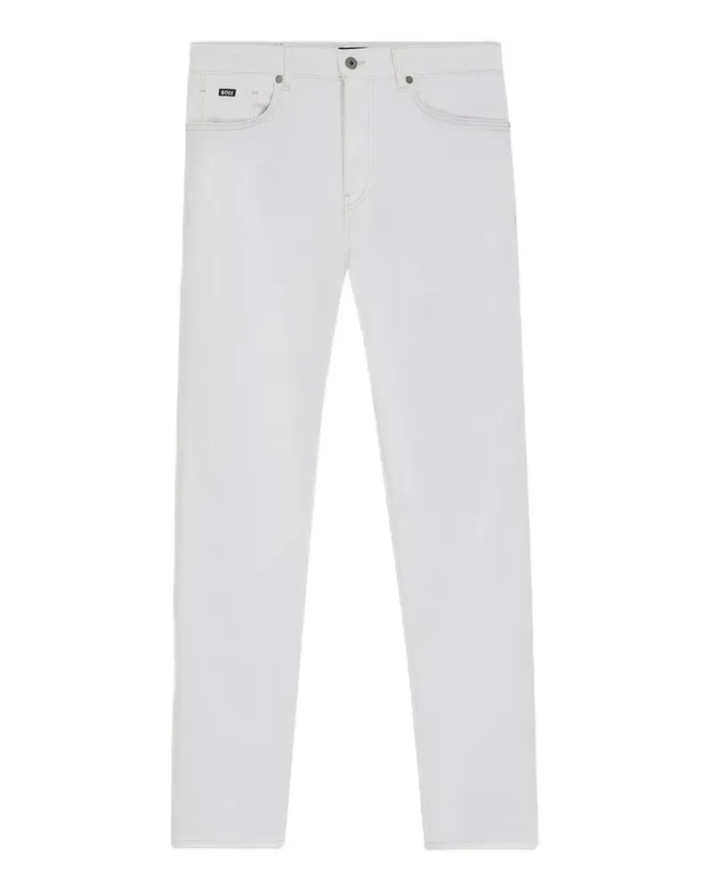 HUGO BOSS logo-patch jeans - Weiß Weiß