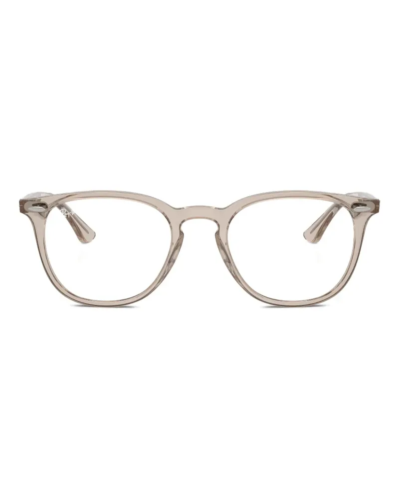 Ray Ban Brille mit rundem Gestell - Nude Nude