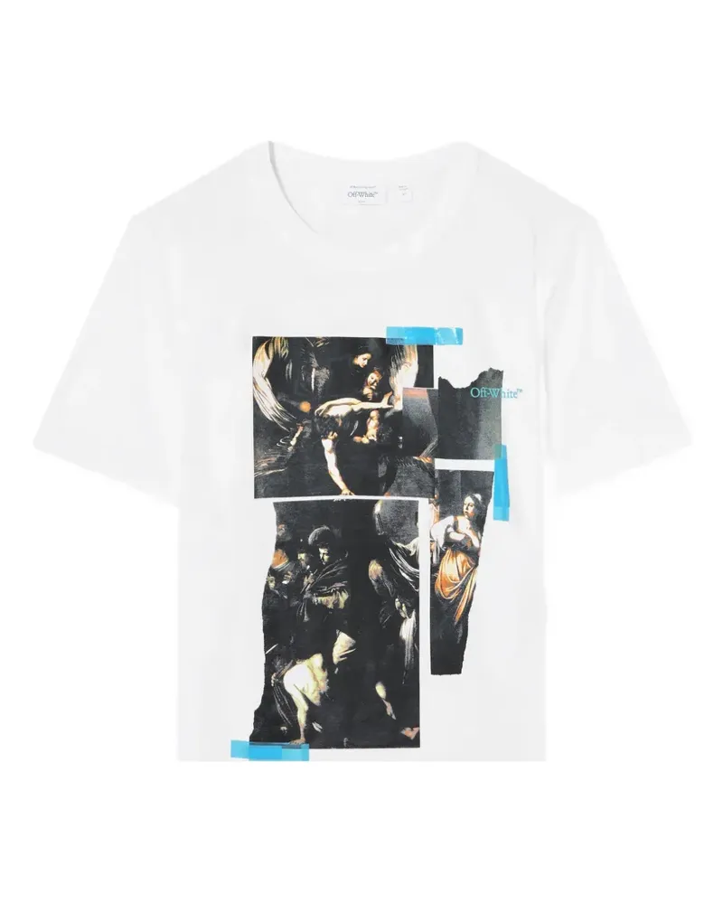 OFF-WHITE Tape Mercy T-Shirt - Weiß Weiß
