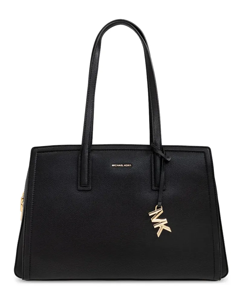 Michael Kors Schultertasche mit Logo-Anhänger - Schwarz Schwarz