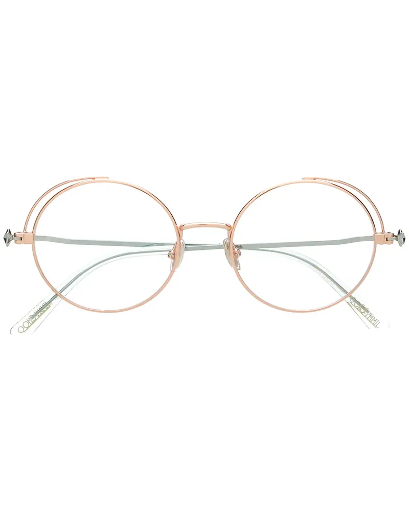 Jimmy Choo Runde Brille - Gold Gold