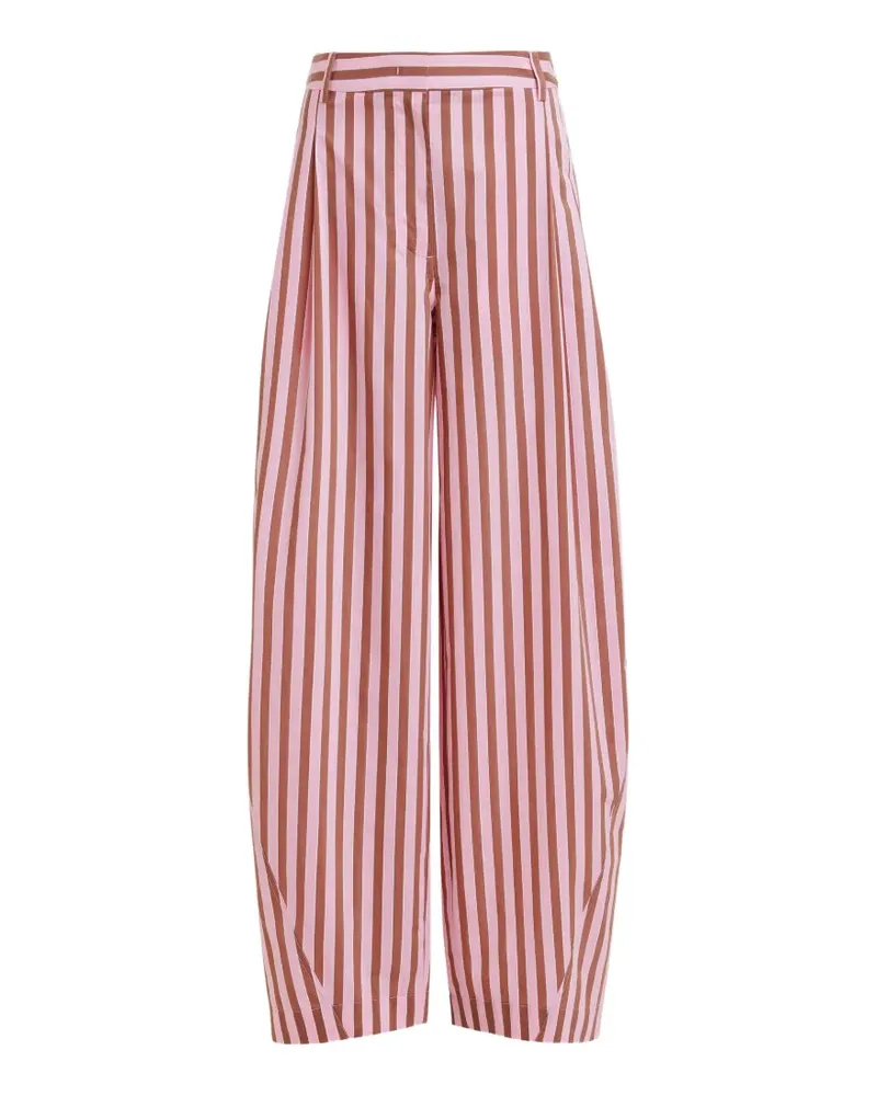 Essentiel Gestreifte Hose - Rosa Rosa