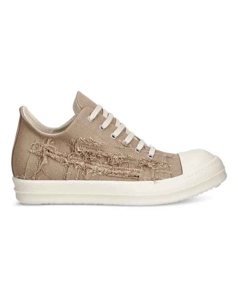 DRKSHDW by Rick Owens distressed low-top sneakers - Braun Braun
