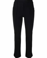 Chiara Boni Gerade Cropped-Hose Schwarz