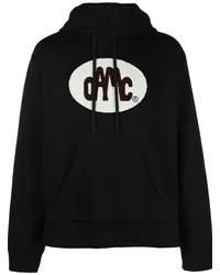 OAMC Hoodie mit Logo-Patch Schwarz