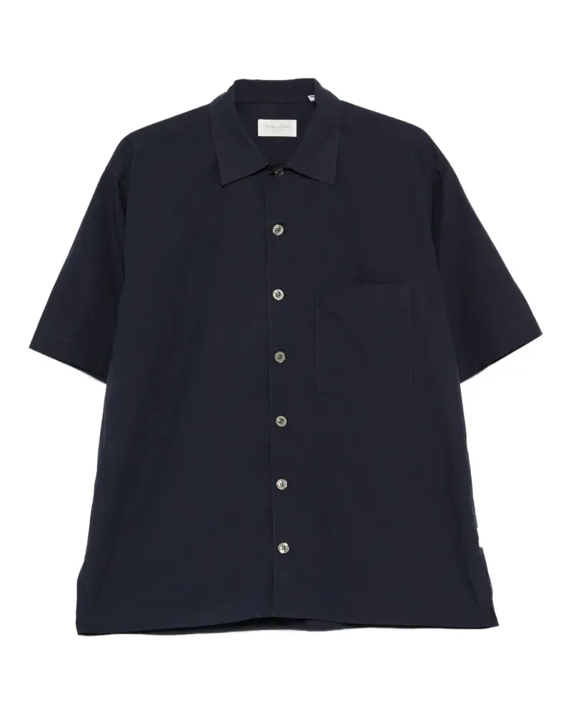 Tintoria Mattei Hemd mit Brusttasche - Blau Blau